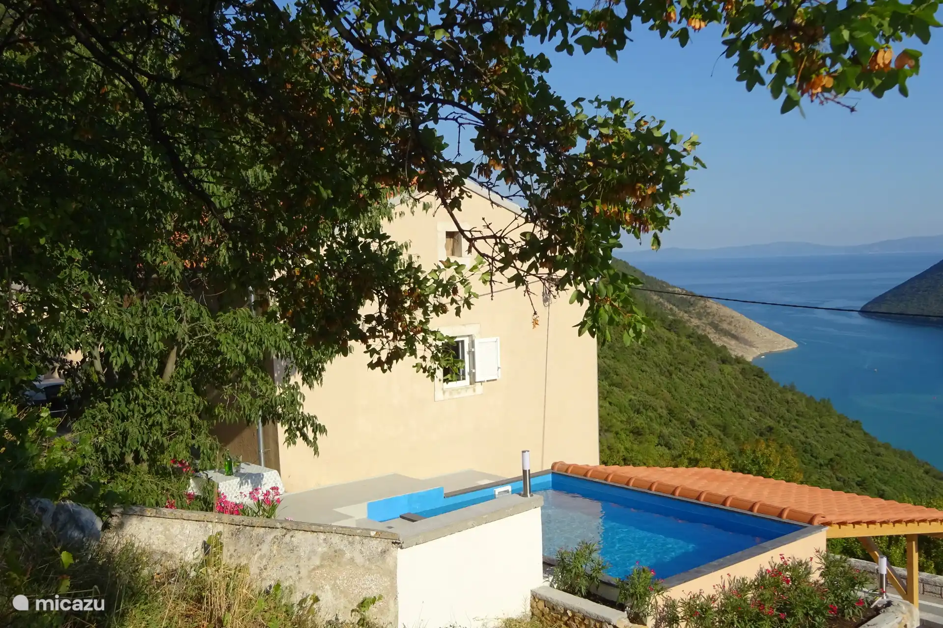 Senderismo, Croacia, Istria, Labin, casa vacacional Fianona