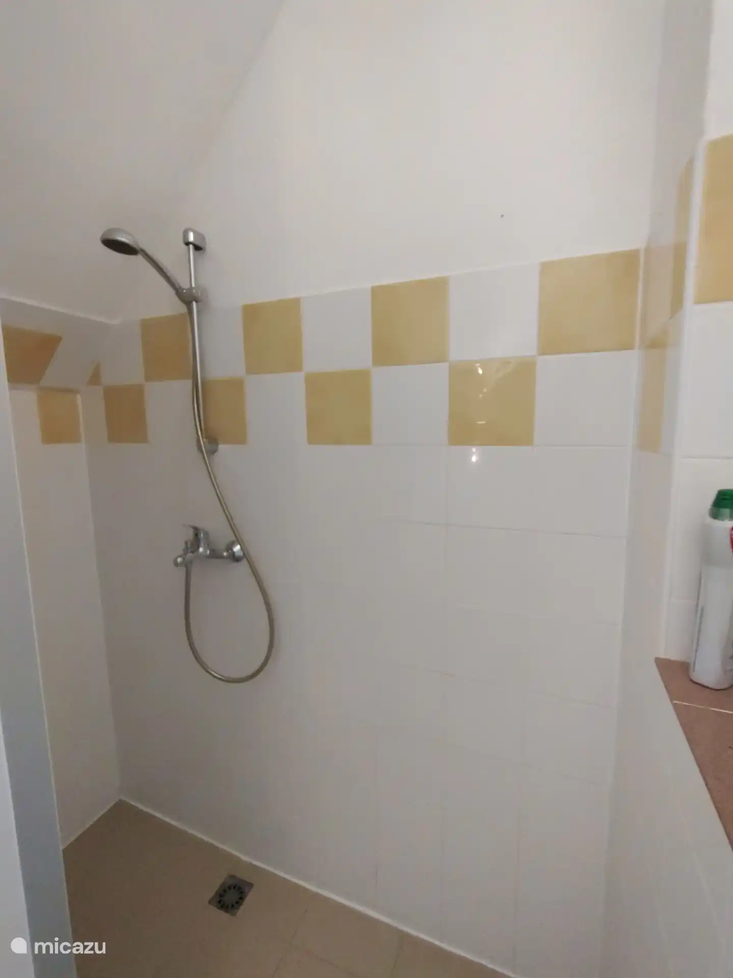 Salle de bain avec douche à l’italienne en bas