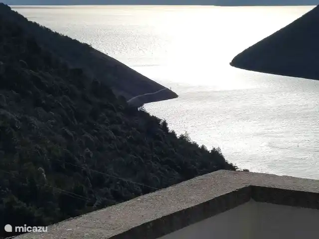 Fianona huren in Kroatië, Istrië, Labin - vakantiehuis Uitzicht vanaf terras