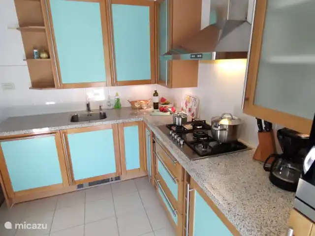 Fianona huren in Kroatië, Istrië, Labin - vakantiehuis Keuken met koelkast, vriezer met 3 laden, vaatwasser en wasmachine.