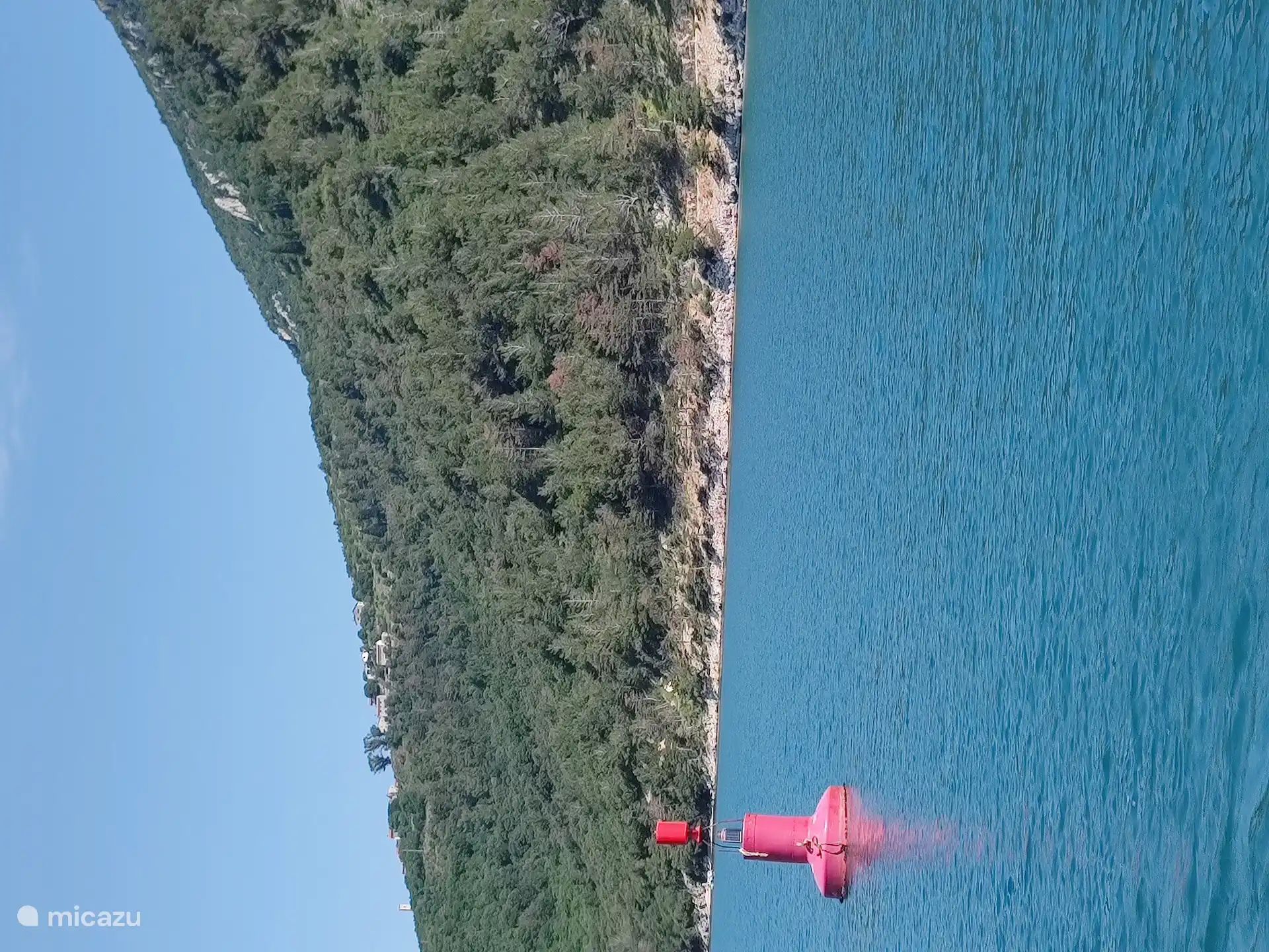 Blick von Plomin Luka