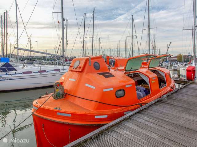 Vakantiehuis Nederland, Noord-Holland, Uitdam - camper / jacht / woonboot PolarStern - unieke boatstay!