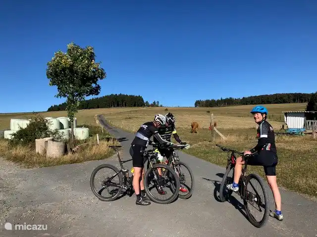 Die Lodge liegt an den Mountainbike- und Wanderwegen  