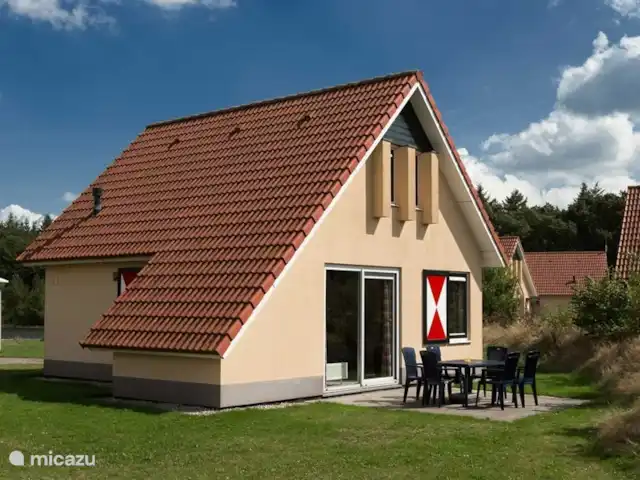 Location de Vacances Pays-Bas, Drenthe, Wezuperbrug, bungalow - Bungalow boisé Drenthe beau jardin spacieux 500 m2 avec terrasse