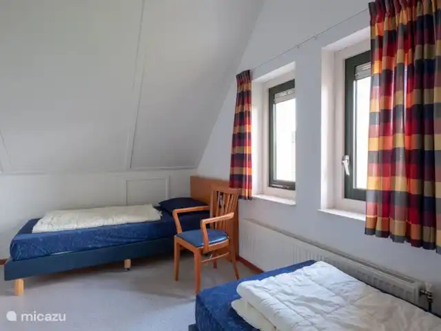 Location de Vacances Pays-Bas, Drenthe, Wezuperbrug, bungalow - Bungalow boisé Drenthe 2ème chambre très spacieuse avec deux lits séparés