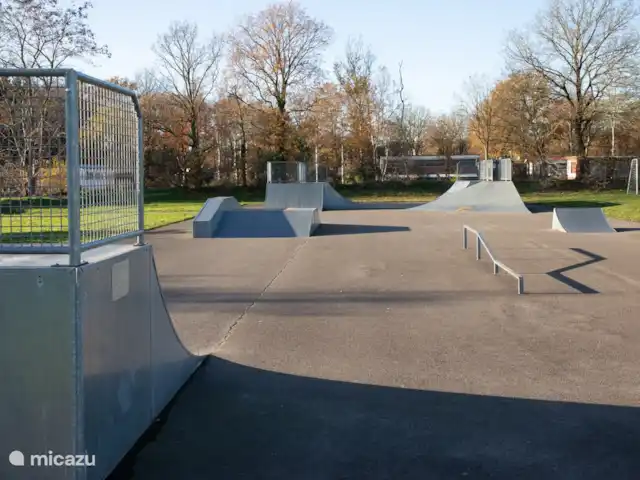 Location de Vacances Pays-Bas, Drenthe, Wezuperbrug, bungalow - Bungalow boisé Drenthe piste de skate