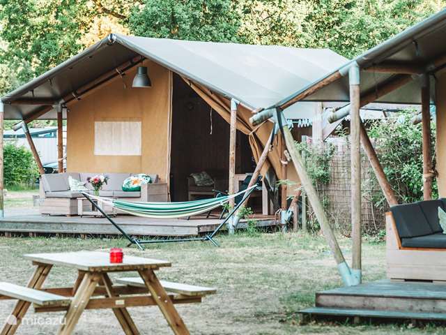Holiday home in Netherlands, Overijssel, Holten – glamping / safari tent / yurt Glamping Holten luxury safari tent 2