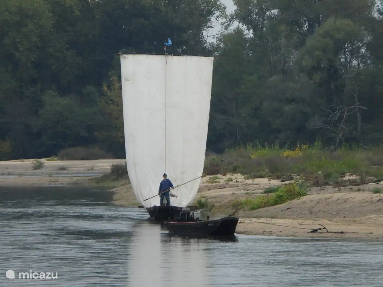 Boote auf dem Allier