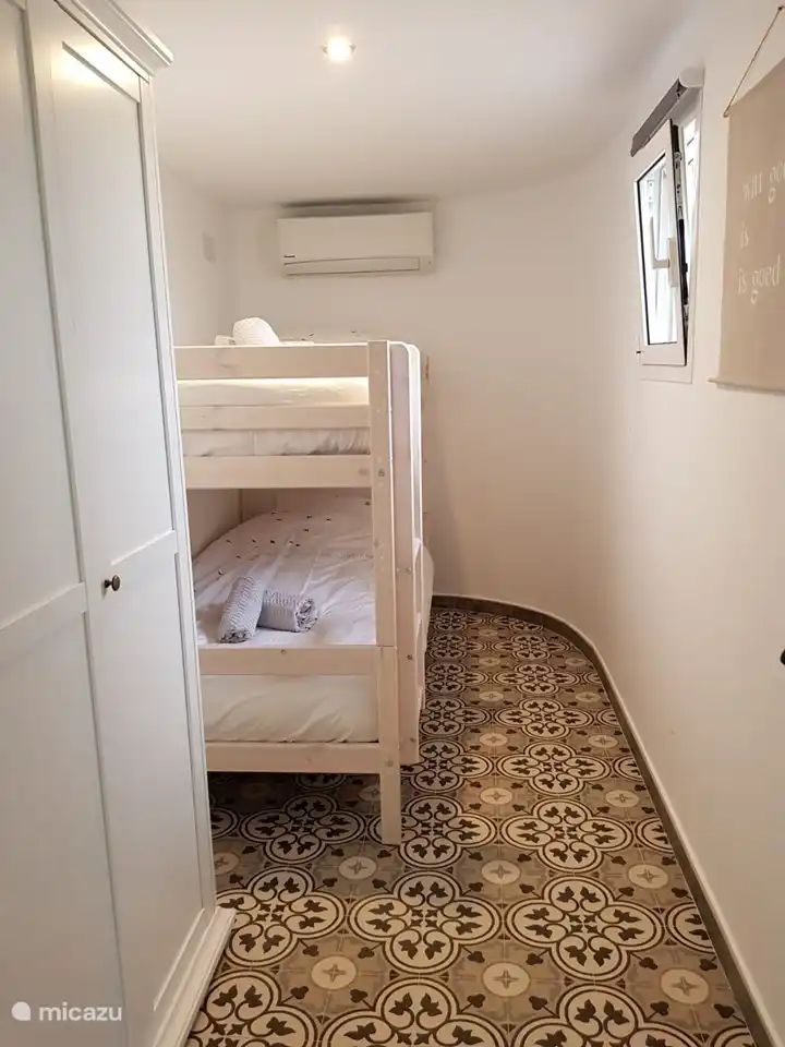 Gästehaus Schlafzimmer mit Etagenbett.