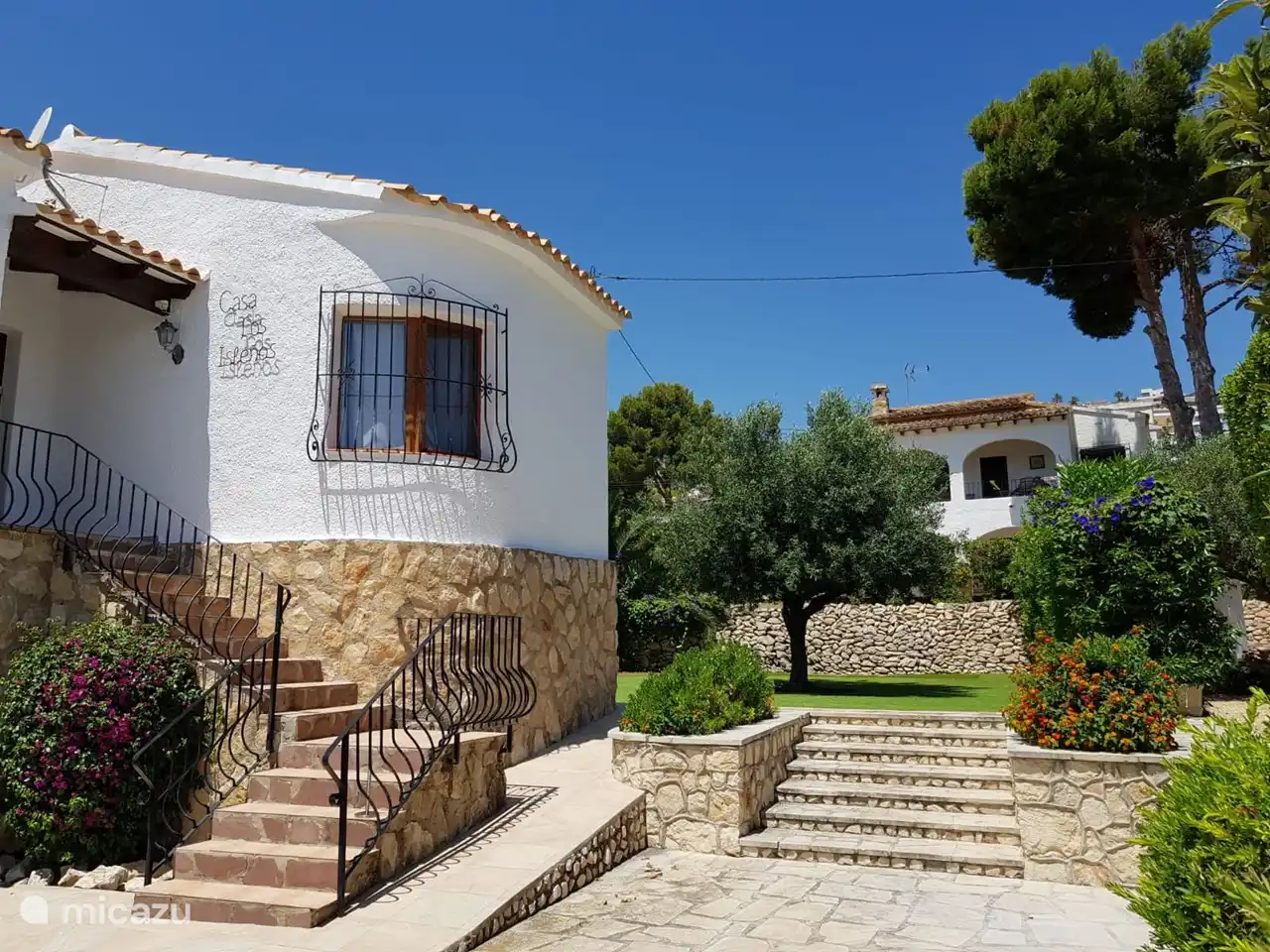 Zugang zum Hintergarten mit Kunstrasen