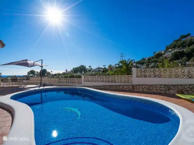 Casa Senji en España, Costa Blanca, Moraira - villa terraza de la piscina