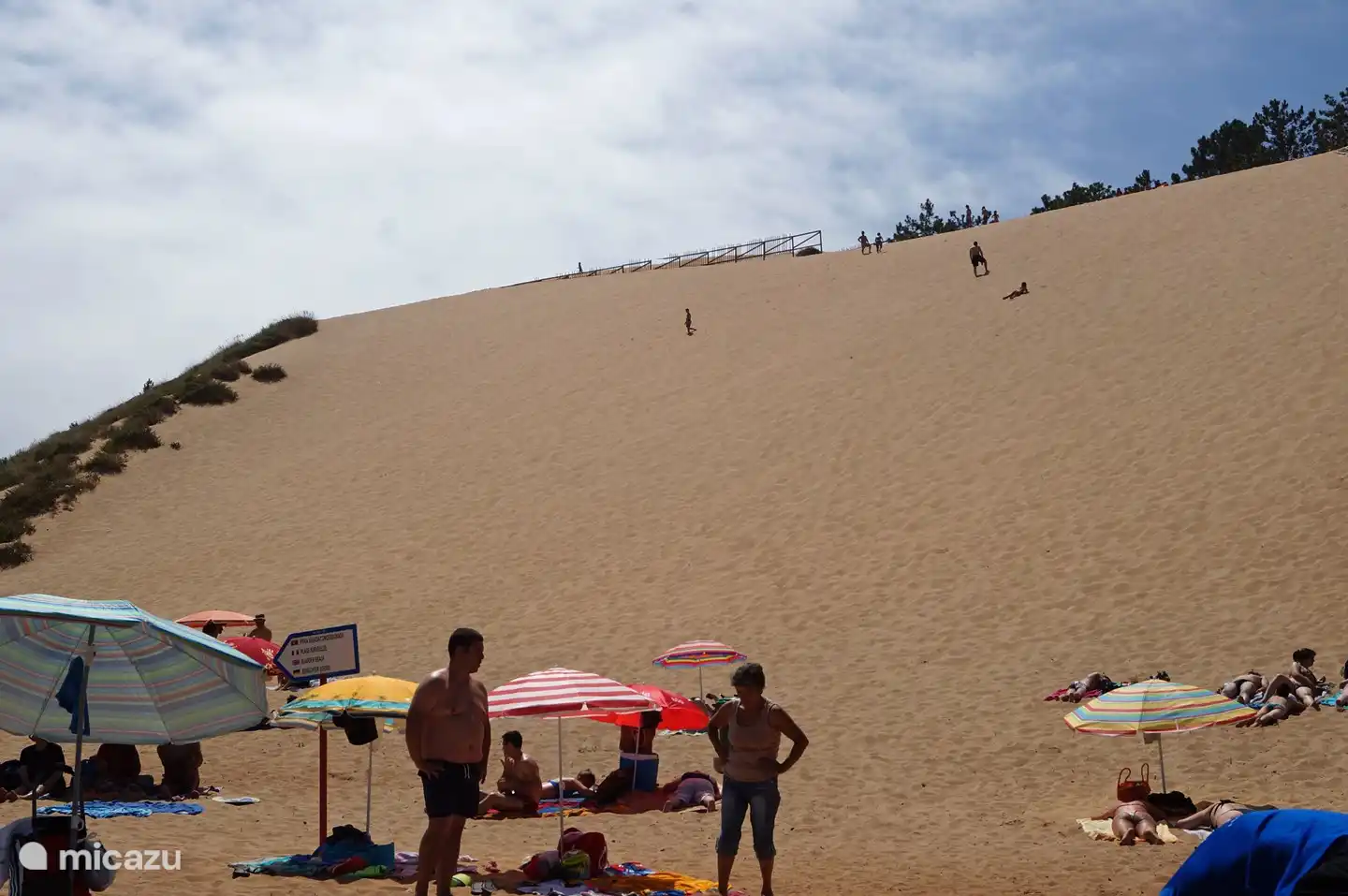 Und hier ist sie, die höchste Düne: der Traumspielplatz für Kinder!