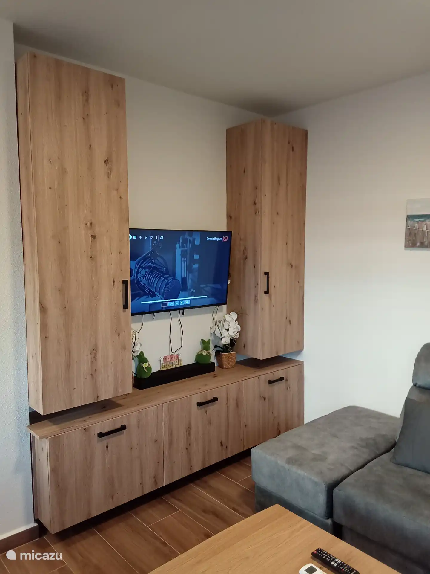 Zona de estar con televisión 