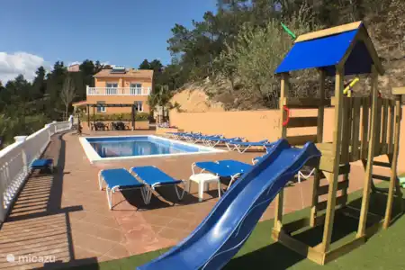 Vakantiehuis Spanje, Costa Brava, Lloret de Mar finca Finca Marimuntanya 20 pers. Zeezicht