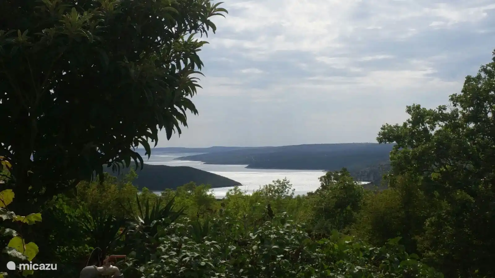 Piscine avec transats