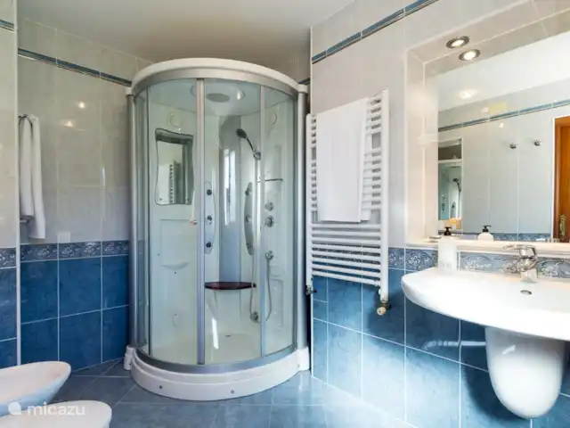 villa huren in Spanje, Costa Tropical, Salobreña – Villa Esmeralda Badkamer met massage douche