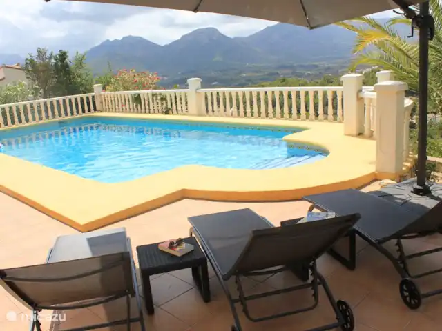 Casa Marron 4-10 personnes | Espagne, Costa Blanca, Jalón - villa Piscine avec vue sur la vallée