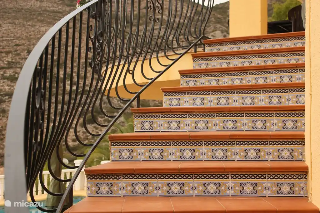 escaleras a la terraza