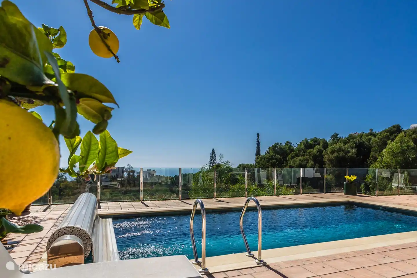 The renovated swimming pool