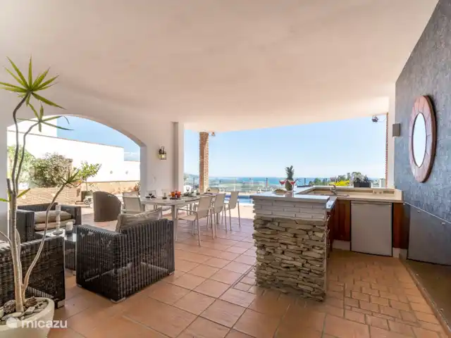 Villa Bosque Mar en España, Costa Tropical, Salobreña - villa El acogedor bar al aire libre