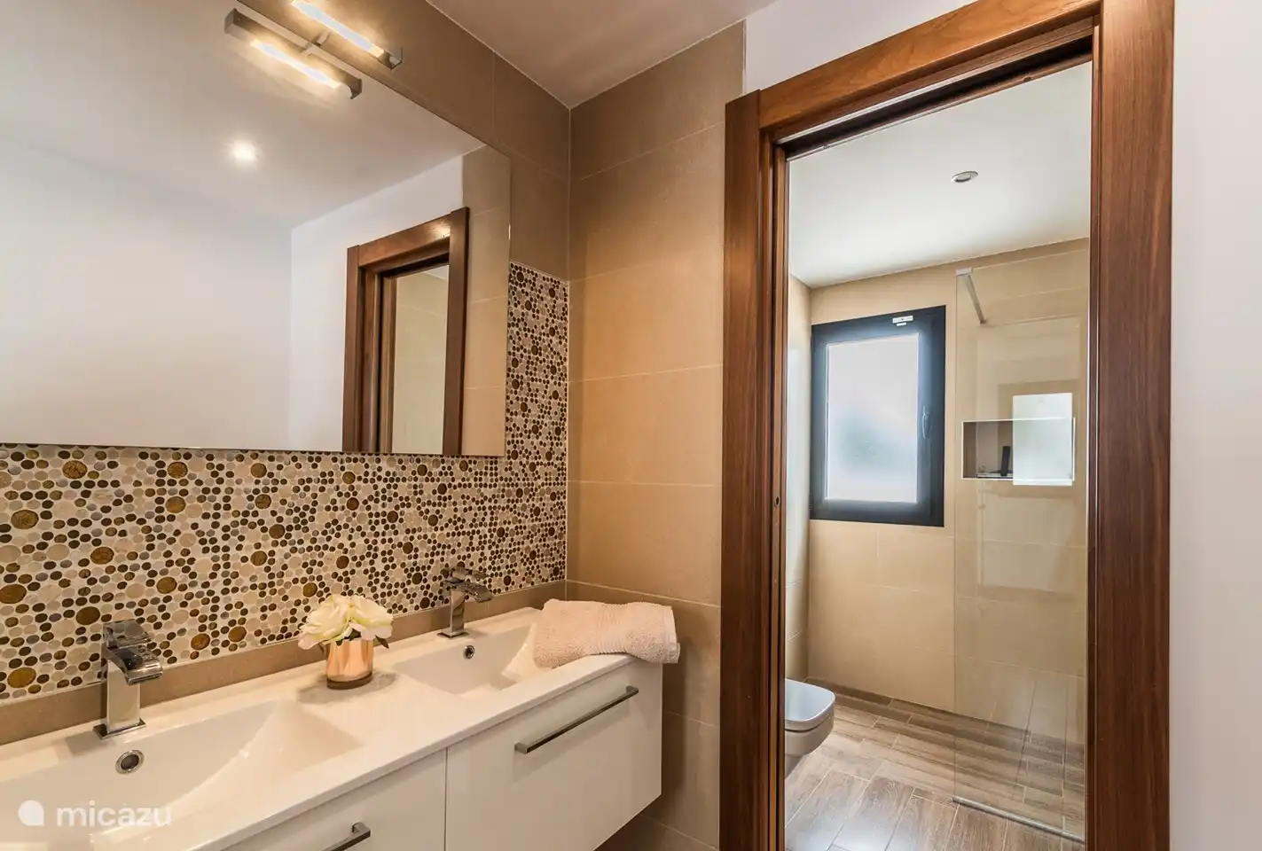 Bathroom with double sinks