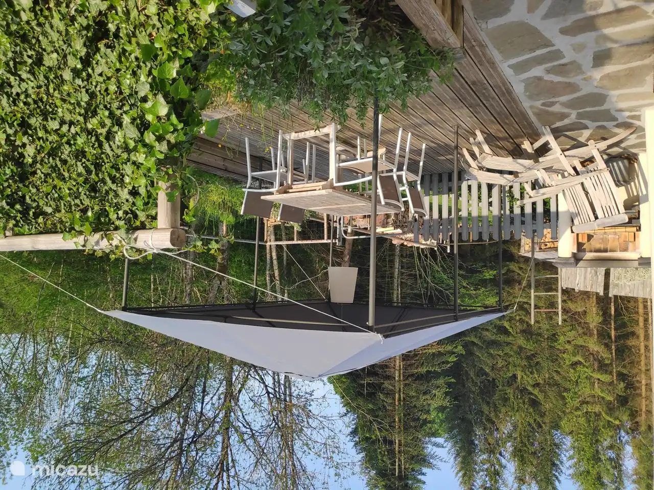 Terrasse Gite les 3 Etoiles d'Auvergne - Maison van Stijn