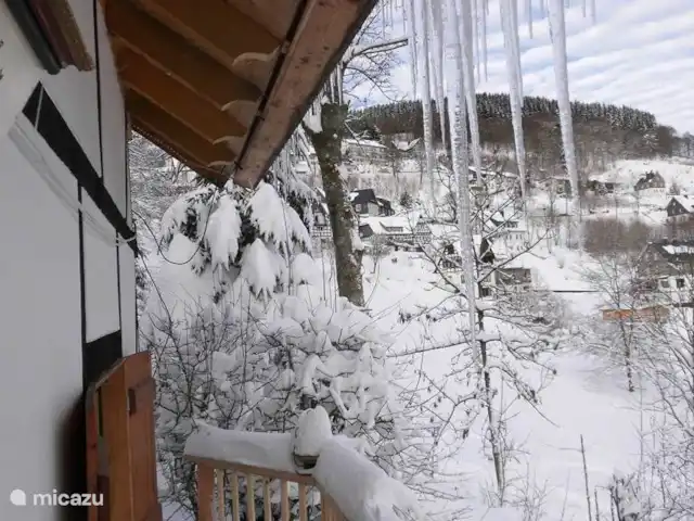Jagdhaus am Rappelstein | Allemagne, Sauerland, Nordenau - Winterberg - maison de vacances vue depuis la véranda