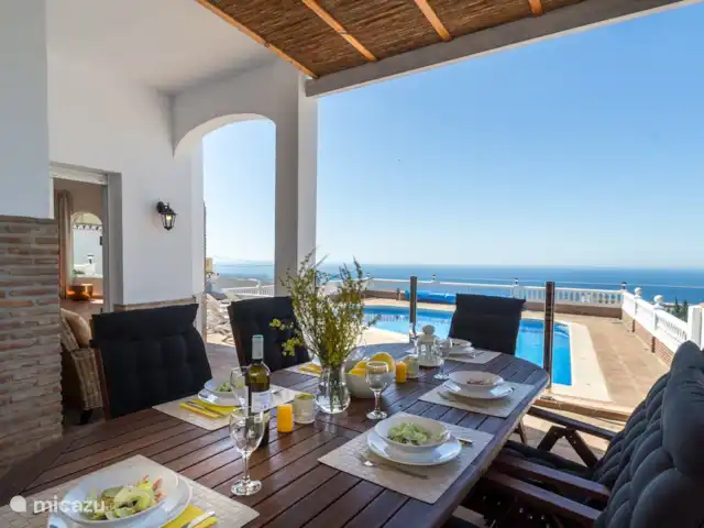 Villa Amani en España, Costa Tropical, Salobreña - villa Desayuno con vistas