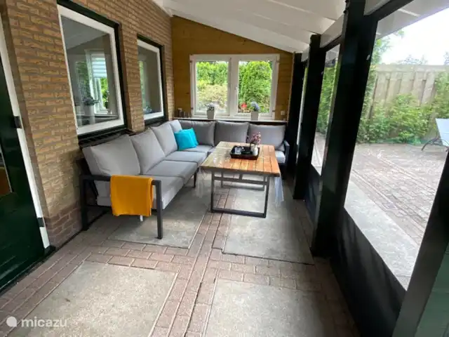 los coulisses en Países Bajos, Frise, Eastermar - casa vacacional Terraza cubierta.