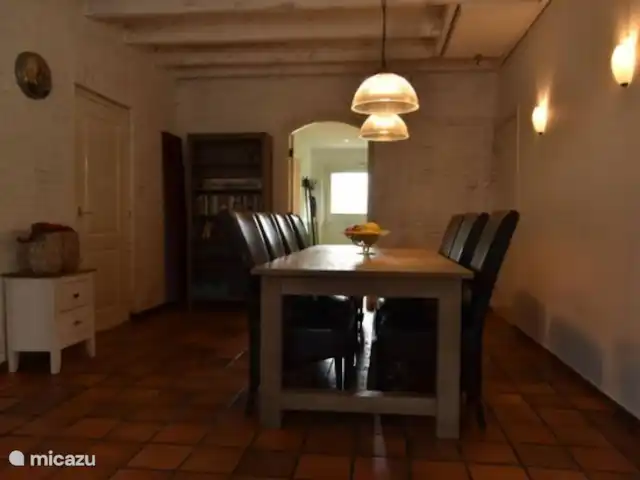 los coulisses en Países Bajos, Frise, Eastermar - casa vacacional Comedor.