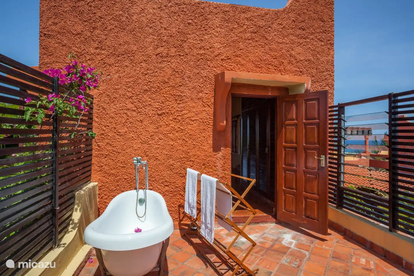 Open-Air-Bad im Obergeschoss