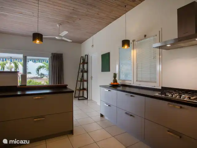 Casa Blou vue mer | Curaçao, Banda Ariba (est), Mambo Beach - maison de vacances Nouvelle cuisine avec tout l'équipement pour préparer des repas copieux