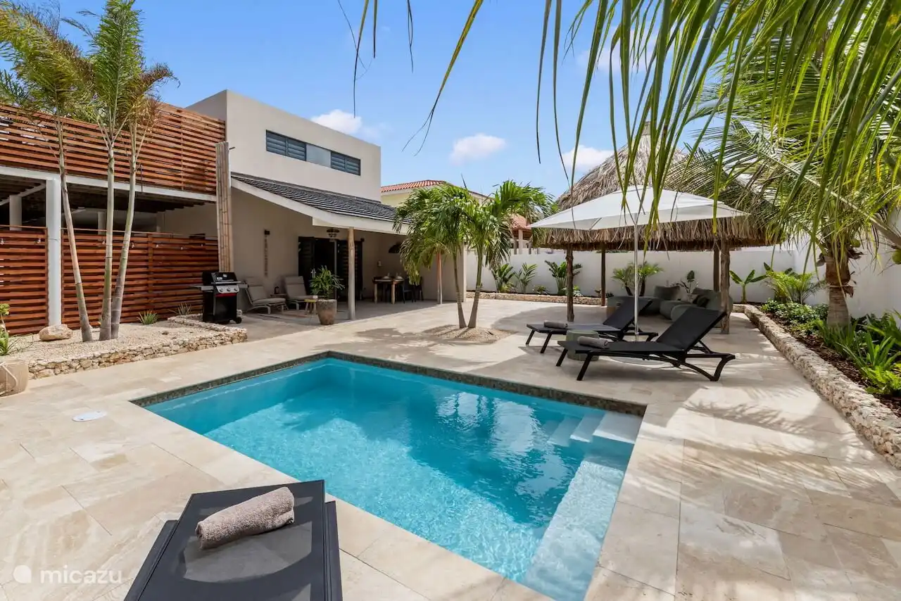 villa in Curaçao, Banda Ariba (Ost), Vista Royal – Villa Tropical Beach Garten