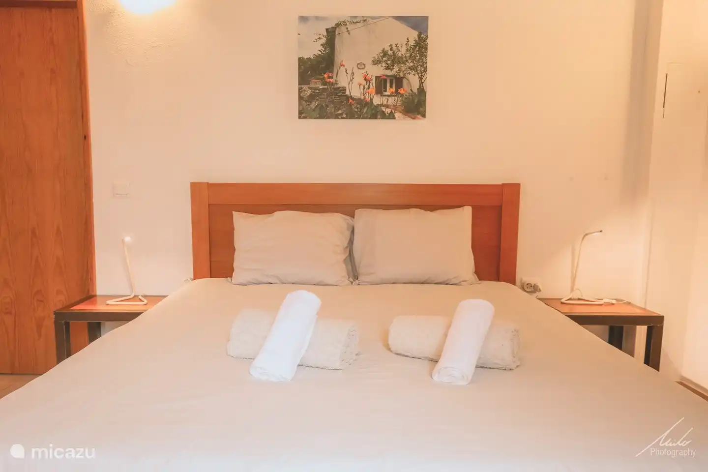 Slaapkamer benedenverdieping kant achteruit.