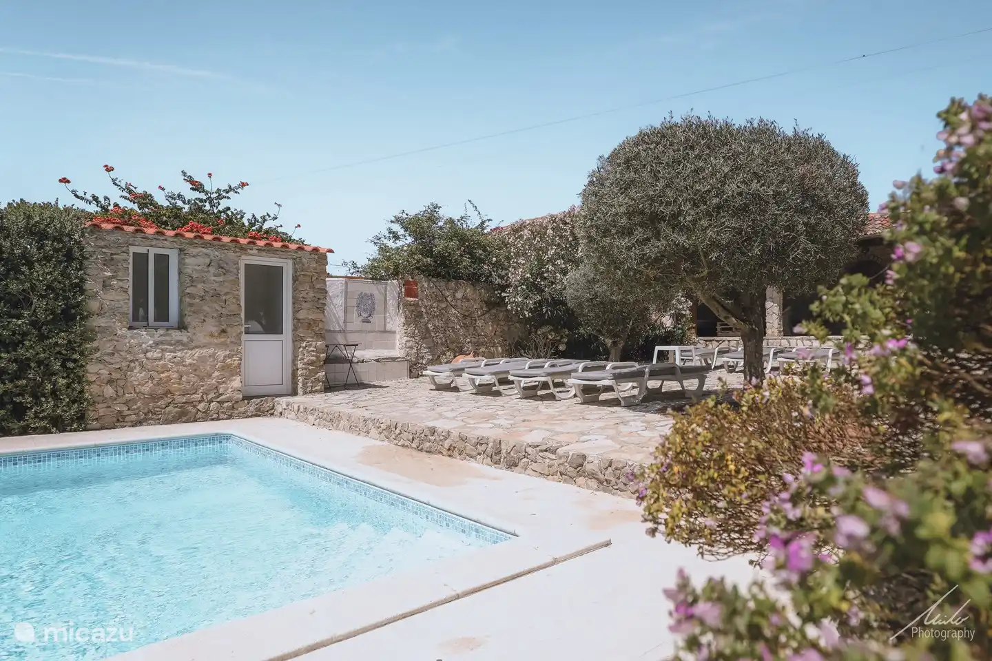 Overzicht open terras.