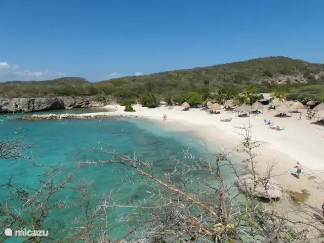 Bunita Blenchi huren in Curaçao, Banda Abou (west), Fontein - villa Het strand van Cas Abou. Met de auto 5 minuten van Kontentu. Door velen wordt dit strand gezien als het mooiste van Cuarao