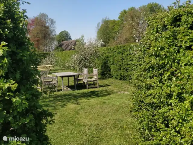 Location de Vacances Pays-Bas, Drenthe, Dwingeloo, maison de vacances - Maison d'hôtes Lheederhof Lodge 3 verger