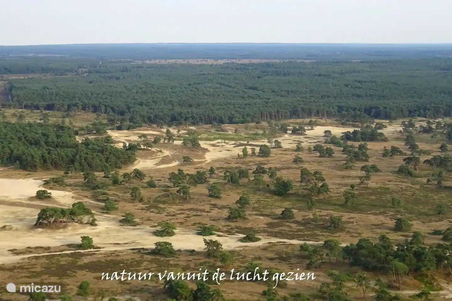 Zandverstuiving aus der Luft