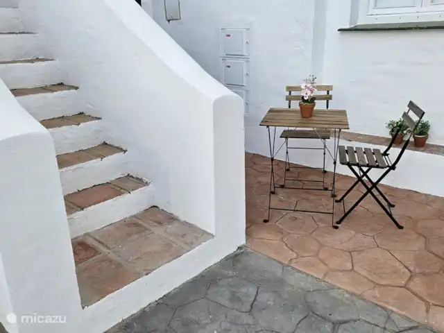 Location de Vacances Espagne, Costa del Sol, Mijas Golf, appartement - Maison Hoyo 16 Joli set bistrot pour le café du matin