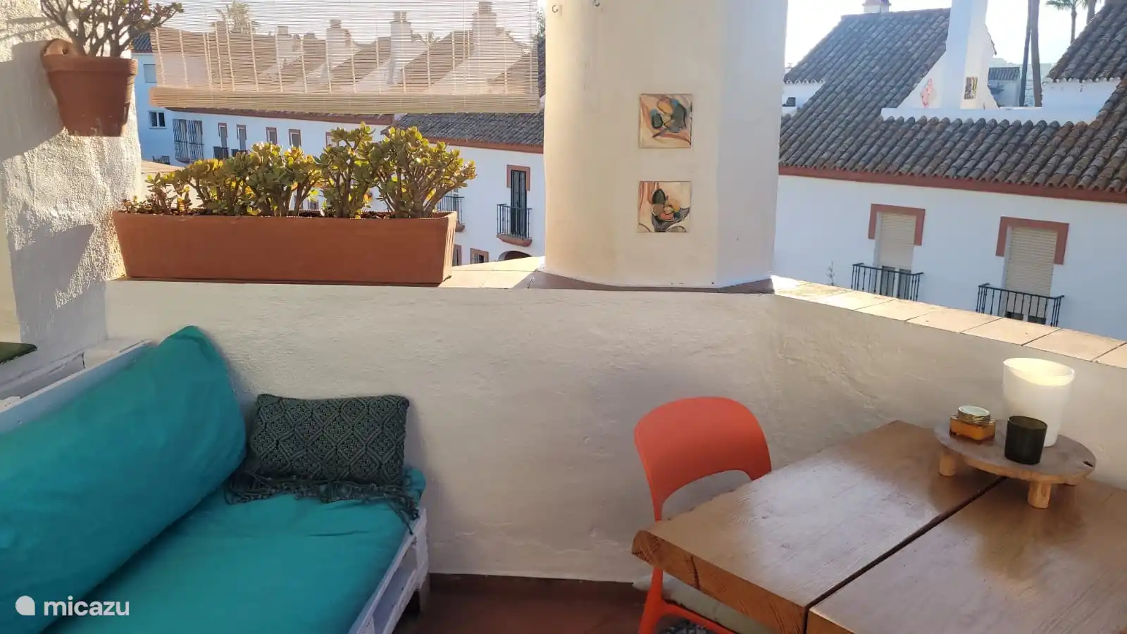 Preciosa terraza cubierta