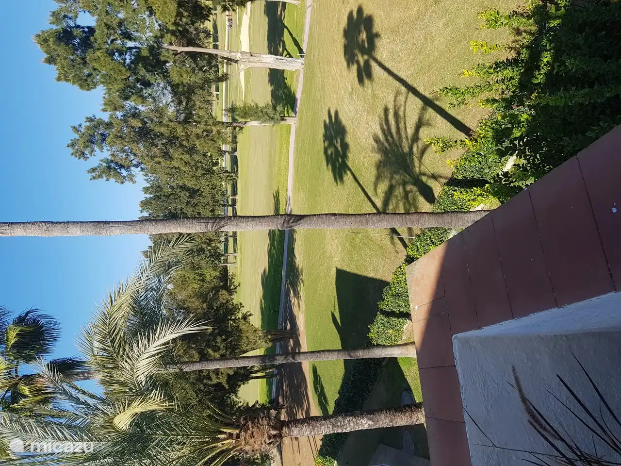 Vista desde la terraza a la izquierda