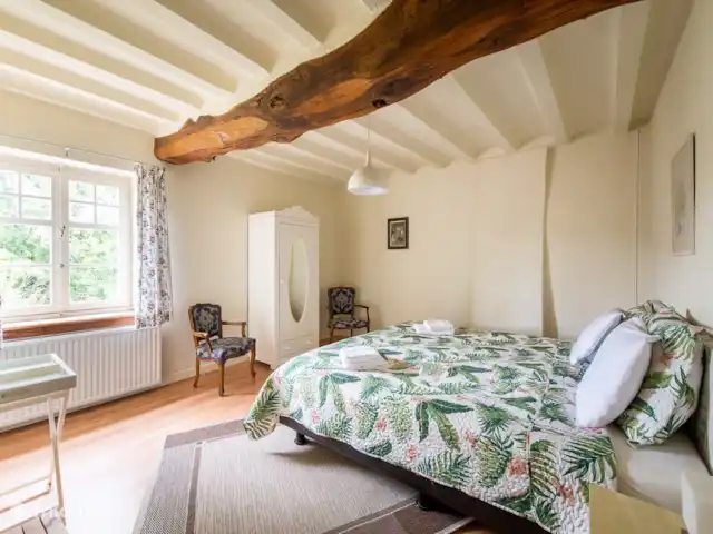 Hof Caerdebeeck - Le jardin des cerisiers | Pays-Bas, Limbourg, Escalade - maison de vacances Chambre La Rose Vintage