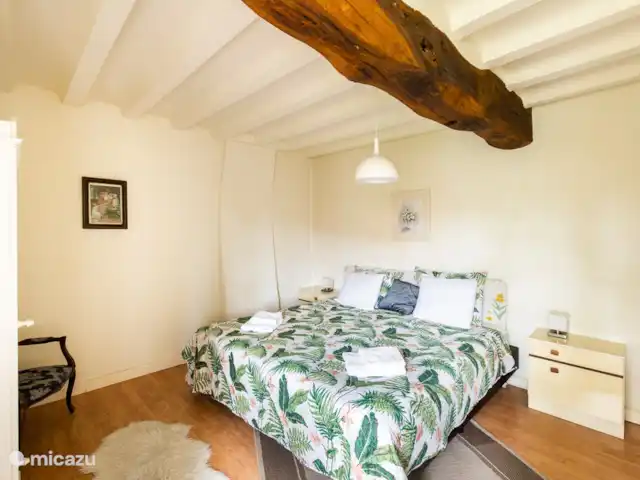 Hof Caerdebeeck - Le jardin des cerisiers | Pays-Bas, Limbourg, Escalade - maison de vacances Matelas américains généreux (100 de large x 210 de long) sur sommier.