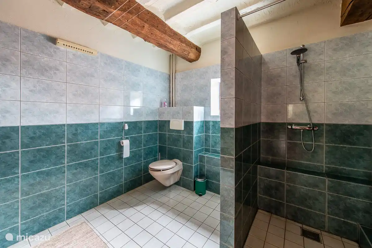 ... met toilet en douche