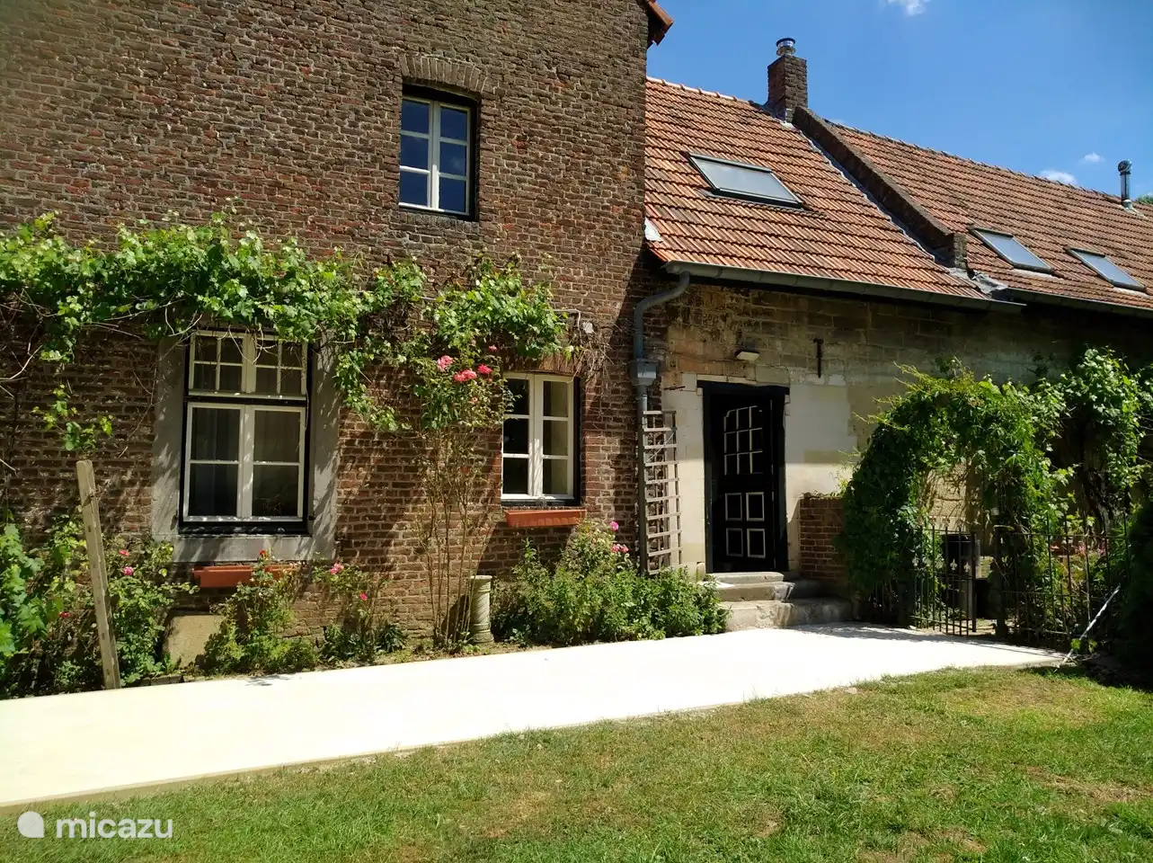 ... royaal privé terras ...