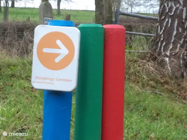Hof Caerdebeeck - Le jardin des cerisiers | Pays-Bas, Limbourg, Escalade - maison de vacances Derrière Caerdebeeck. Embarquez directement sur le parcours pédestre bleu, vert ou rouge...