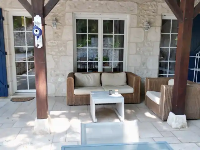 Location de Vacances France, Tarn-et-Garonne, Valeilles, gîte / cottage - Gîte Le Vieux Manoir Terrasse couverte