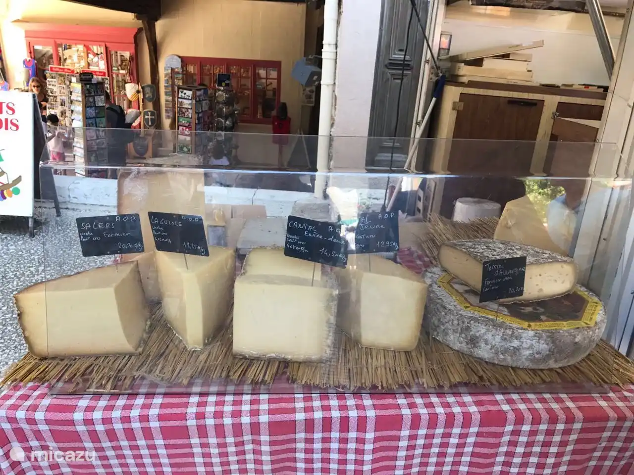 There is a lively market in the area every day