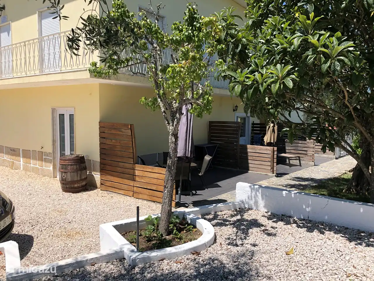 Terrasse der Wohnung O Sobreiro