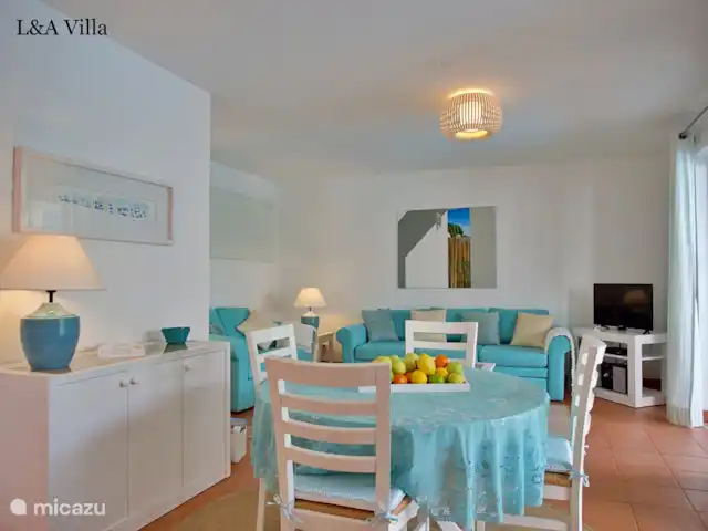 Location de Vacances Portugal, Algarve, Portimão, villa - Villa L&A piscine privée chauffée Salle à manger et salon